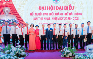 TGĐ LÊ QUANG LƯỠNG THAM DỰ ĐẠI HỘI ĐẠI BIỂU HỘI NGƯỜI CAO TUỔI TP HẢI PHÒNG – TIẾP TỤC ĐƯỢC TÍN NHIỆM THAM GIA BAN CHẤP HÀNH NHIỆM KỲ 2026–2031