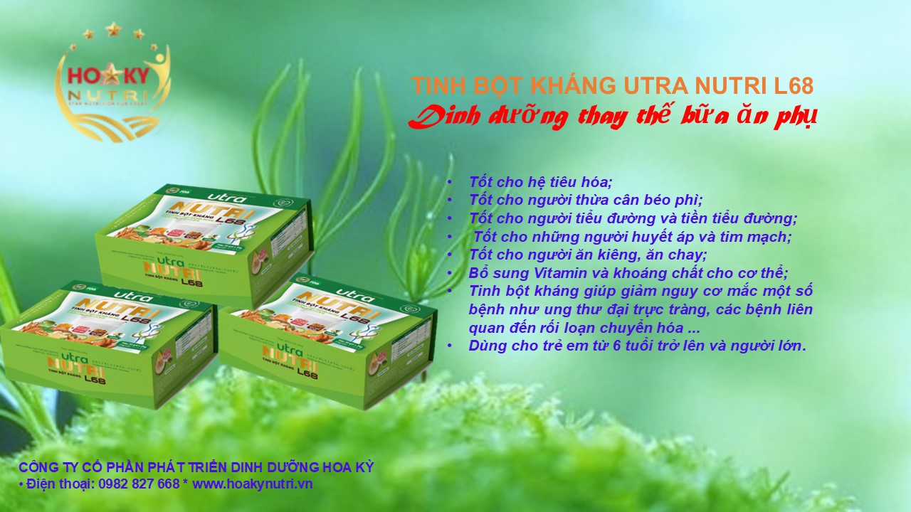Utra Nutri Tinh bột kháng L68