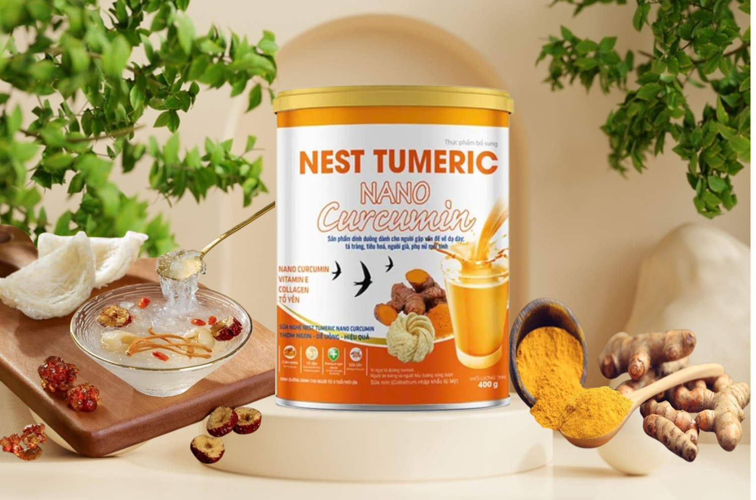 Sữa nghệ Nest Tumeric Nano Curcumin